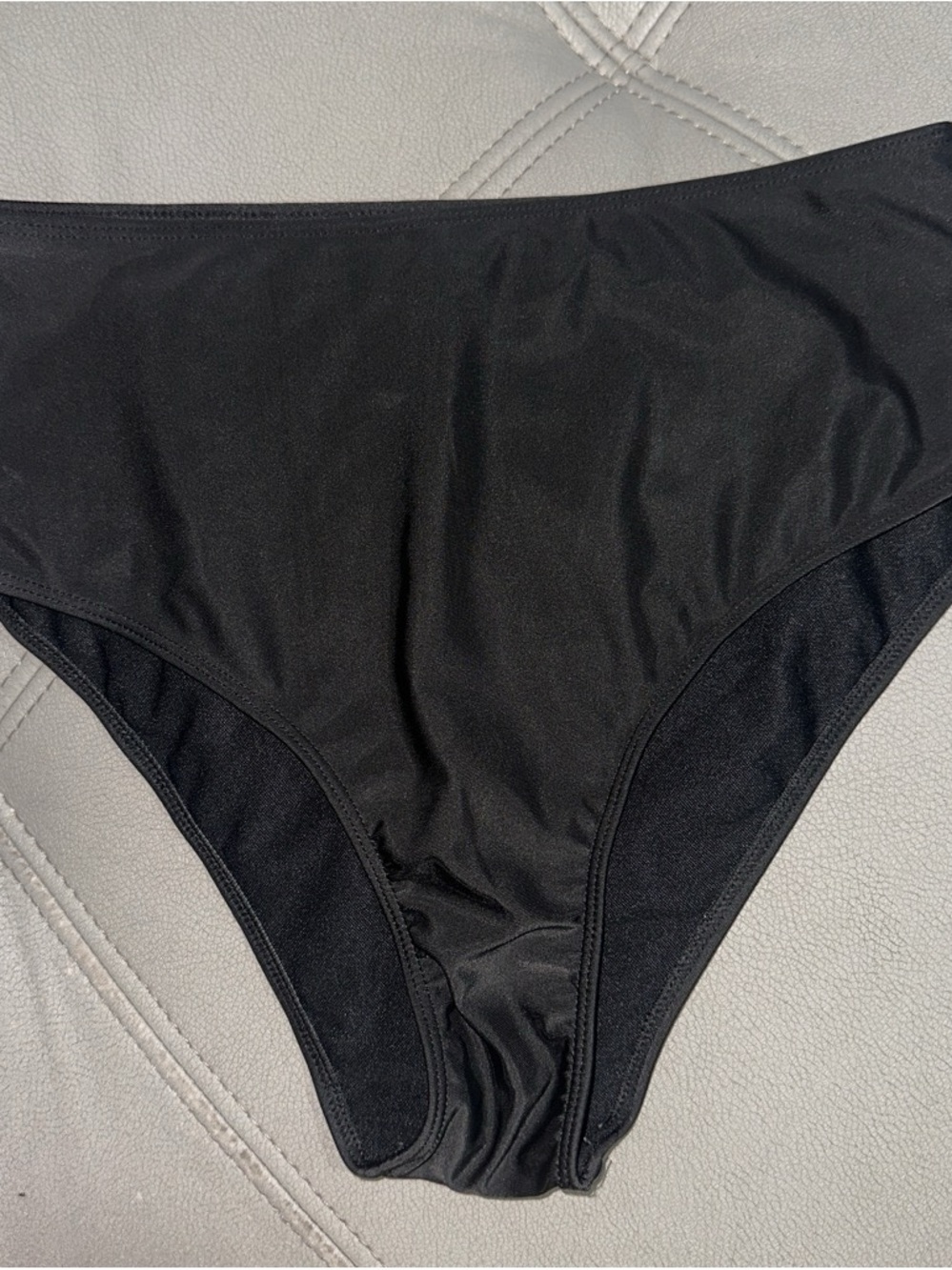 Black Women’s Bikini Bottom - Classic High Cut